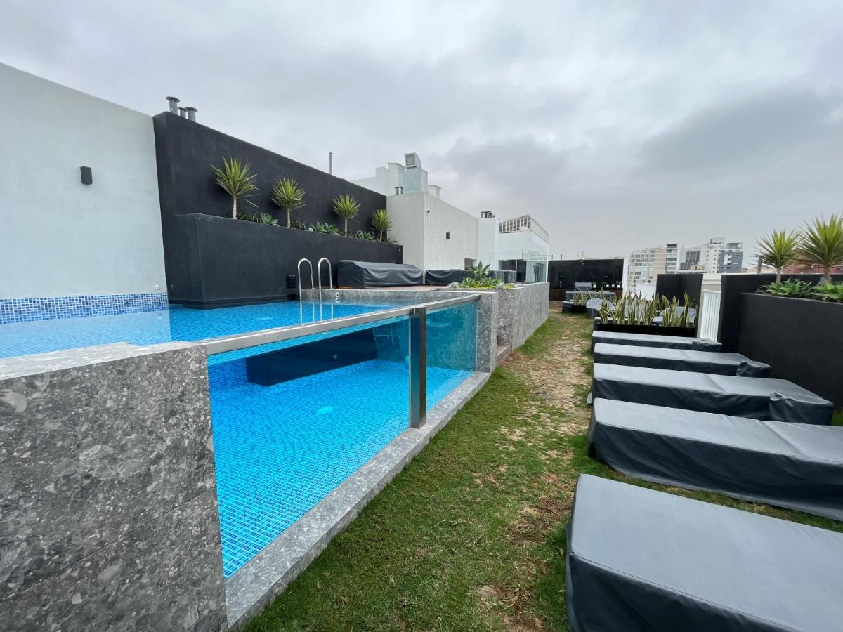 Luxury Apartment In Miraflores With Rooftop Pool Lima Luaran gambar